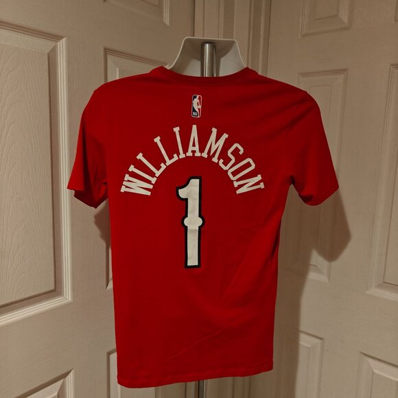 New Orleans Pelicans Zion Williamson Nike NBA Shirt Red Men's S Basketball - Picture 8 of 14